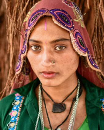 Shine in Action - Nepal Woman (stock photo)